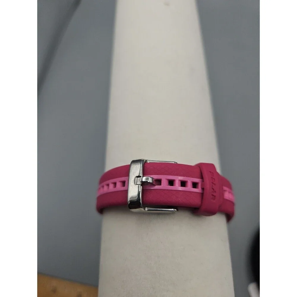 Polar FT4 Women's Digital Watch 38mm Heart Rate Monitor Pink Date New Battery 8